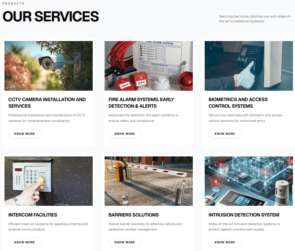 Security Services - Nazar Tech Security Solutions Mumbai